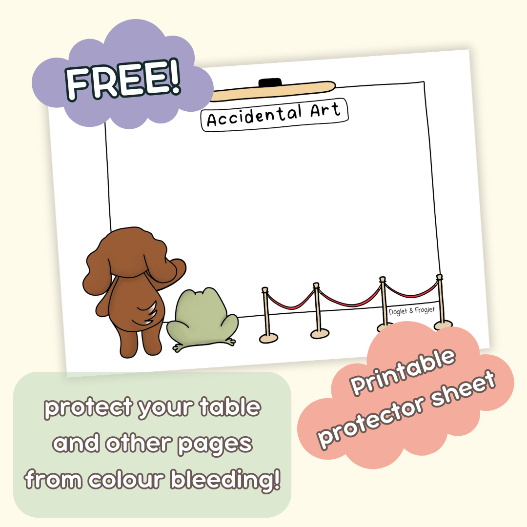 Doglet and Froglet Printable colouring pages. These digital colouring pages are cute and simple ready to download and colour straight away. Following the adventures of an adorable dog and frog, doglet and froglet downloadable colouring pages are great for adults, children and teens. Free printable colouring page, colouring book protection sheet