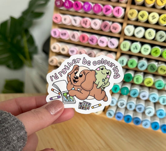 colouring sticker