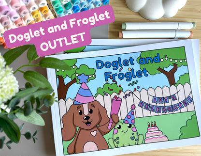 Let's Celebrate IMPERFECT Colouring Book • 28 Page Colouring Book